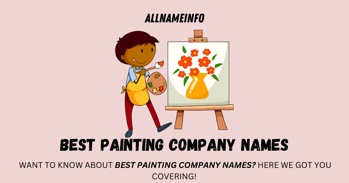 best painting company names